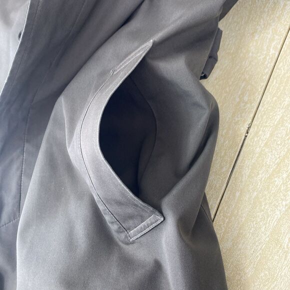 Vintage CLIPPER MIST Men's Size 38 Reg Gray Trench Over Coat w/ Zip-Out Liner - Picture 15 of 16